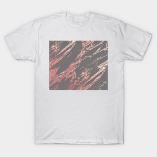 Charcoal rose gold T-Shirt